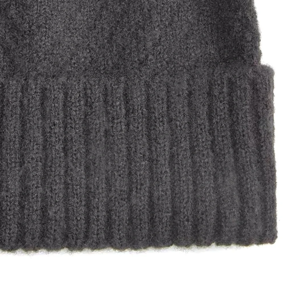 INC International Concepts Leopard Faux Fur Trim Gloves Ribbed Knit Pom Beanie